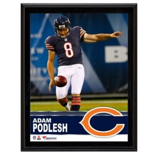 Adam Podlesh Chicago Bears Sublimated 10.5 x 13 Plaque