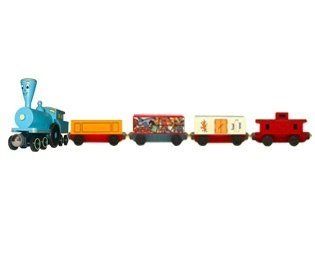 Little Engine That Could   Wooden Train Set Toy   Made in USA, No Lead Paint Toys & Games
