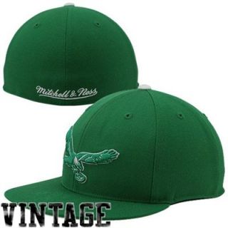 Mitchell & Ness Philadelphia Eagles Vintage Structured Fit Hat   Green