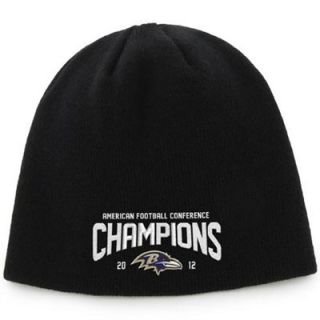 47 Brand Baltimore Ravens 2012 AFC Champions Knit Hat   Black