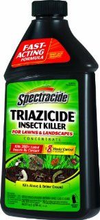 Spectracide 95829 Triazicide Once and Done Insect Killer, 32 Ounce Concentrate  Insect Repellents  Patio, Lawn & Garden