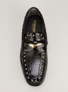 Versace Studded Penny Loafer