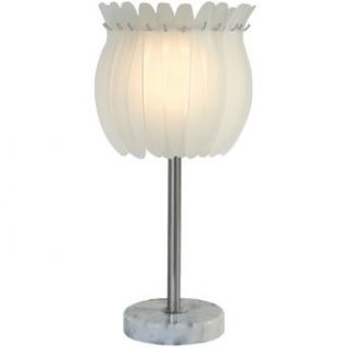 Trend Lighting TT6992 Aphrodite Table Lamp, Brushed Nickel Finish    