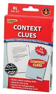 EDUPRESS Context Clues Reading Comp Red Level Toys & Games