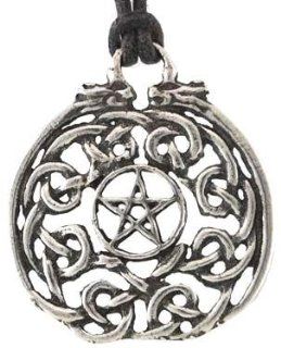 Celtic Serenity Talisman Pentagram Pentacle Necklace Pendant Charm Religious Wicca Wiccan Pagan Jewelry Star of David Five Pointed Star Amulet Talisman Jewelry