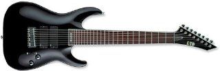 ESP Signature Series Stephen Carpenter SC 208 Eight String Electric Guitar with Hardshell Case   Black 