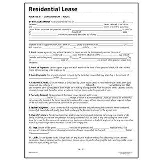 SOMLF310   Residential Lease Real Estate Forms 
