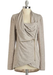 Airport Greeting Cardigan in Oatmeal  Mod Retro Vintage Vests