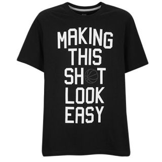 Nike Makin This Shot S/S T Shirt   Mens   Casual   Clothing   Black/Stadium Grey