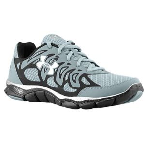 Under Armour Micro G Engage   Mens   Running   Shoes   Gravel/White/Black