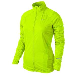 Nike Element Shield Full Zip Jacket   Womens   Running   Clothing   Volt/Reflective Silver