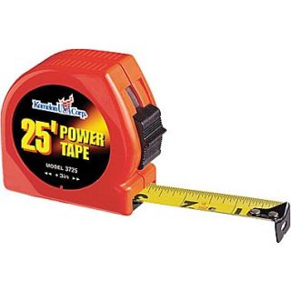 KOMELON Acrylic Coated CS Power Return Series K 73 Measuring Tape, 25 ft (L) x 1 in (W) Blade