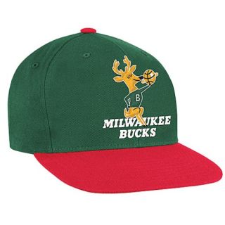 Mitchell & Ness NBA XL Logo Two Tone Snapback   Mens   Basketball   Accessories   Milwaukee Bucks   Multi