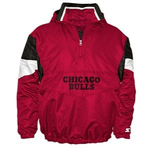 Starter NBA Breakaway Jacket   Mens   Basketball   Clothing   Chicago Bulls   Black