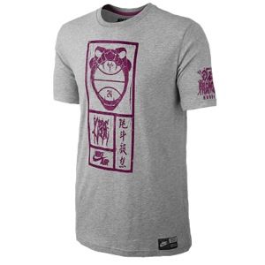 Nike Kobe Reflective T Shirt   Mens   Basketball   Clothing   Dark Grey Heather/Rasberry Red