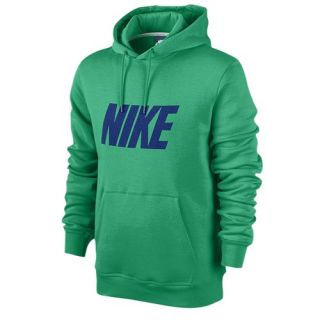 Nike Club Captain PO Hoodie   Mens   Casual   Clothing   Gamma Green/Deep Royal Blue
