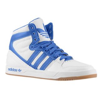 adidas Originals Court Attitude   Mens   Basketball   Shoes   White/Vivid Blue/Tan