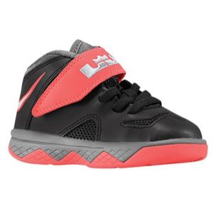 Nike Soldier VII   Boys Toddler   Basketball   Shoes   Black/Bright Crimson/Dark Grey/Wolf Grey