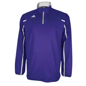 adidas Team Climalite 1/4 Zip Pullover   Mens   For All Sports   Clothing   Collegiate Purple/White