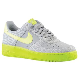 Nike Air Force 1 Low   Mens   Basketball   Shoes   Wolf Grey/Volt