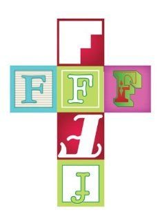 Personalized Name Blocks   Letter F Toys & Games