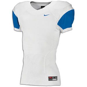 Nike Pro Combat Speed Jersey   Mens   Football   Clothing   White/Royal/Royal