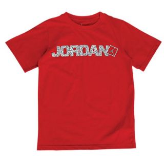 Jordan Go Two Three Ele Foil T Shirt   Boys Grade School   Basketball   Clothing   Gym Red/Wolf Grey