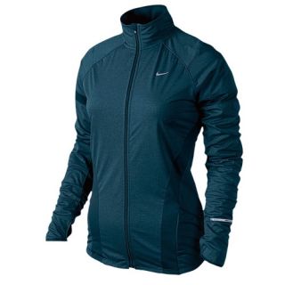 Nike Element Shield Full Zip Jacket   Womens   Running   Clothing   Dark Sea/Heather/Reflective Silver