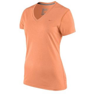 Nike S/S Legend V T Shirt   Womens   Training   Clothing   Atomic Orange