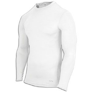  EVAPOR Long Sleeve Compression Crew   Boys Grade School   Training   Clothing   White