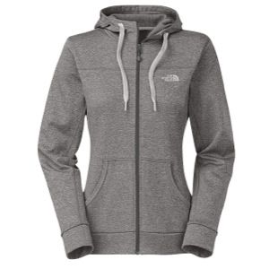 The North Face Fave Our Ite Full Zip Hoodie   Womens   Casual   Clothing   Heather Grey