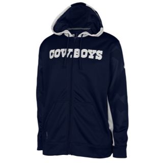 Nike NFL Therma Fit Performance F/Z Hoodie   Mens   Football   Clothing   Dallas Cowboys   Navy