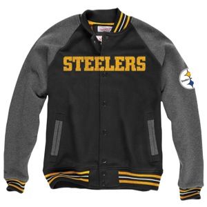 Mitchell & Ness NFL Backward Pass Fleece Jacket   Mens   Football   Clothing   Pittsburgh Steelers   Multi