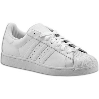 adidas Originals Superstar 2   Boys Grade School   Basketball   Shoes   White/White/White