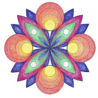 Everyone's Mandala Coloring Book Vol. 3 Monique Mandali 9781560445852 Books