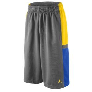 Jordan Bankroll Shorts   Mens   Basketball   Clothing   Dark Grey/Varsity Maize/Game Royal