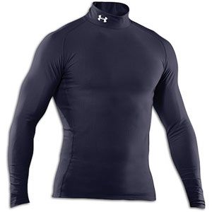 Under Armour Coldgear Game Day Compression Mock   Mens   Training   Clothing   Purple/White
