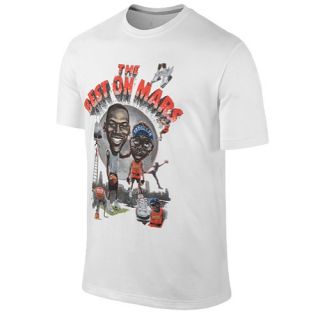 Jordan Mike & Mars Cinema T Shirt   Mens   Basketball   Clothing   White/Challenge Red