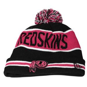 New Era NFL Breast Cancer Awareness Knit   Mens   Football   Accessories   Washington Redskins   Black/Pink