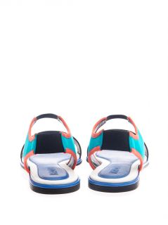 Neoprene and suede sandals  Kenzo