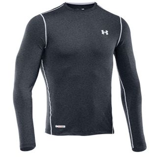 Under Armour Sonic Heatgear Fitted L/S T Shirt   Mens   Training   Clothing   Carbon Heather/Steel