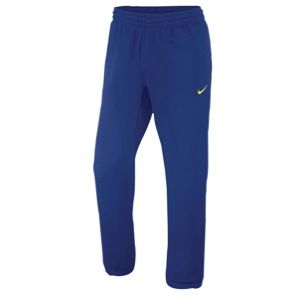 Nike Club Swoosh Cuffed Pants   Mens   Casual   Clothing   Deep Royal Blue/Sonic Yellow