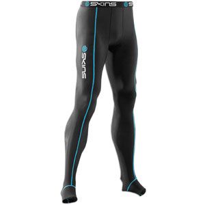 SKINS RY400 Travel And Recovery Tight   Running   Clothing   Black/Blue
