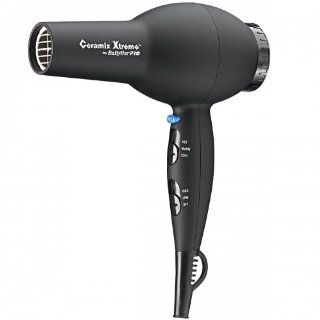 Babyliss Pro 2000 Watt Ceramix Xtreme Dryer, Features Ceramic Technology with Far Infrared Heating, with 6 Speed/Heat Settings and 4 Temperature Options, Stylish Rubberized Housing, 8 mm Concentrator Nozzle Included  Hair Dryers  Beauty