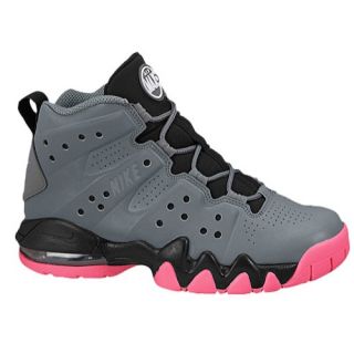 Nike Barkley Max   Boys Grade School   Basketball   Shoes   Cool Grey/Pink Flash/Black/White