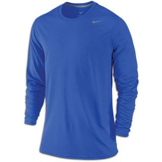 Nike Legend Dri FIT L/S T Shirt   Mens   Training   Clothing   Game Royal/Carbon Heather/Cool Grey