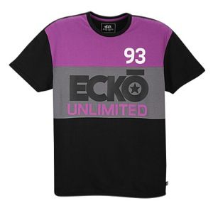 Ecko Unltd Pull Down Better S/S T Shirt   Mens   Casual   Clothing   Black