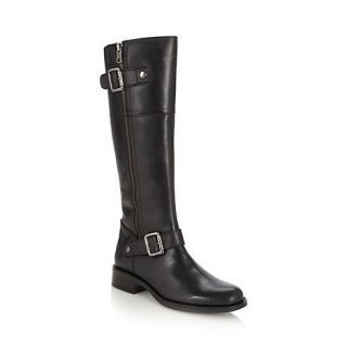 Call It Spring Black leather Bartova high leg boots