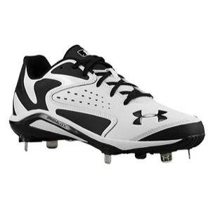 Under Armour Yard Low ST   Mens   Baseball   Shoes   White/Black