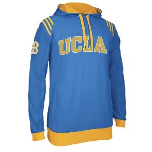 adidas College 3 Stripe Pullover Hoodie   Mens   Basketball   Clothing   UCLA Bruins   Bruin Blue